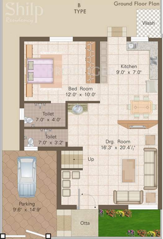 Shilp Group and Shailesh Enterprise Shilp Residency (3BHK+4T (1,500 sq ft) 1500 sq ft)