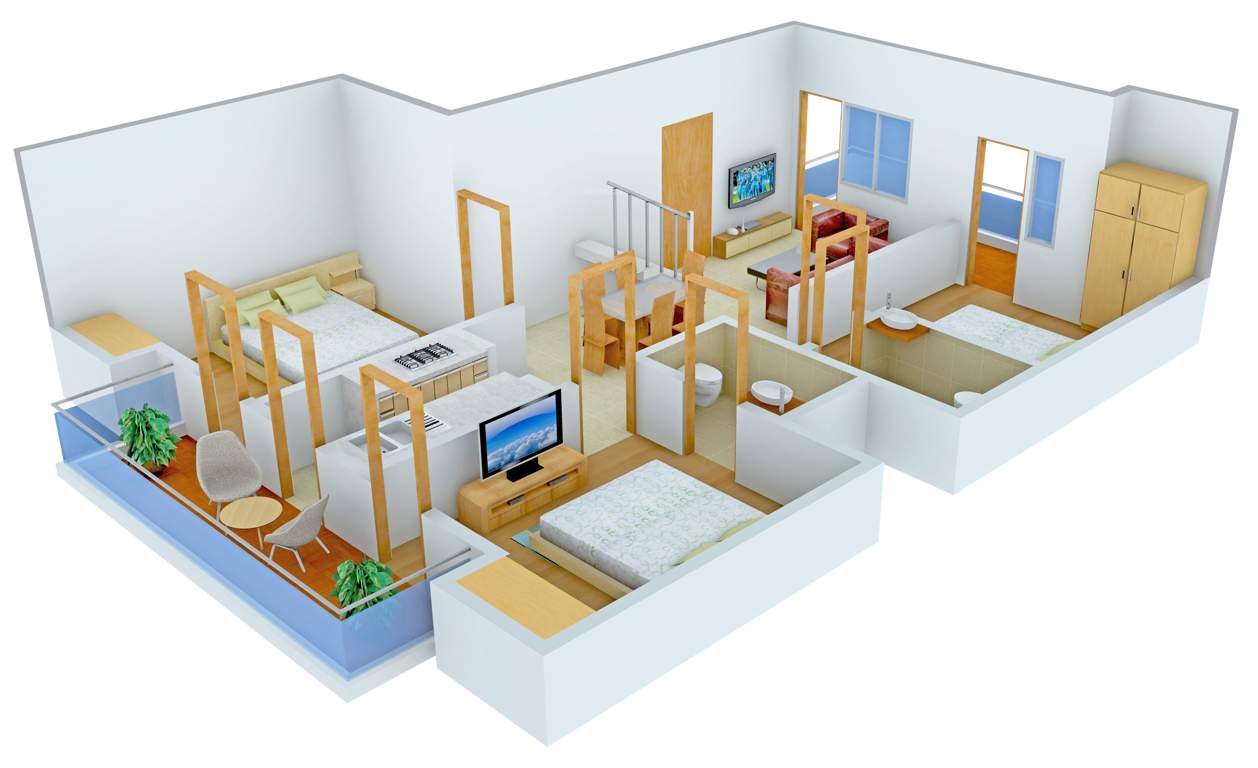 TDI Espania Floors (4BHK+3T (1,499 sq ft) 1499 sq ft)