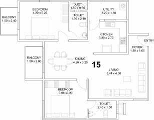 Aratt Felicita (2BHK+2T (1,195 sq ft) 1195 sq ft) Aratt Felicita (2BHK+2T (1,195 sq ft) 1195 sq ft)