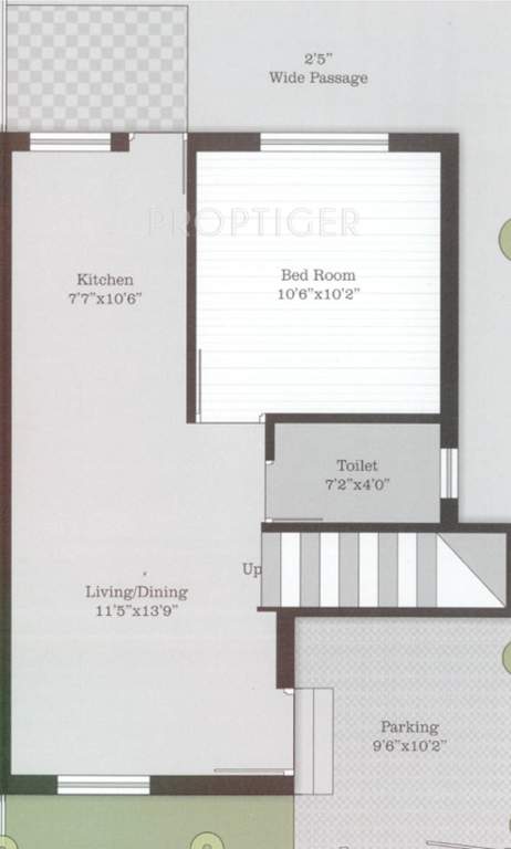 Dove The Dove Villa (3BHK+3T (1,550 sq ft) 1550 sq ft)