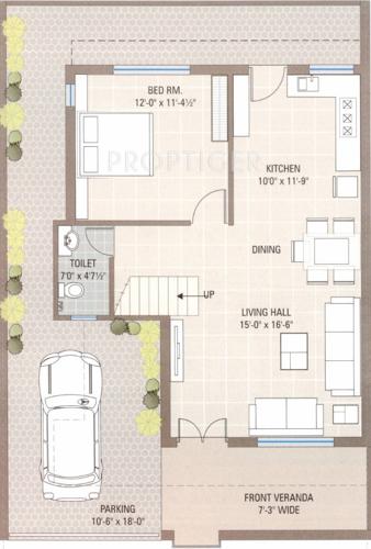 Samruddhi Ashok Vatika (3BHK+3T (2,000 sq ft) + Study Room 2000 sq ft)