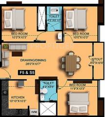 Sumangali Eastern Square (3BHK+2T (1,188 sq ft) 1188 sq ft) Sumangali Eastern Square (3BHK+2T (1,188 sq ft) 1188 sq ft)