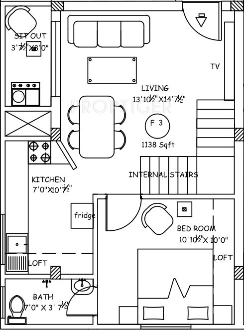 Subarath Mace Aswam (3BHK+3T (1,138 sq ft) 1138 sq ft)