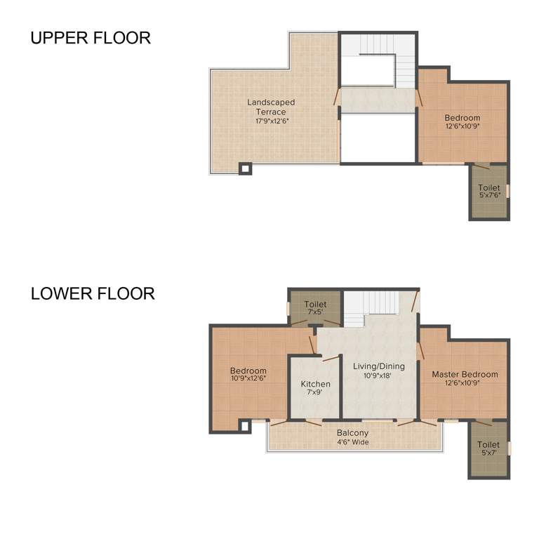 TDI Espania Heights (3BHK+3T (1,380 sq ft) 1380 sq ft)
