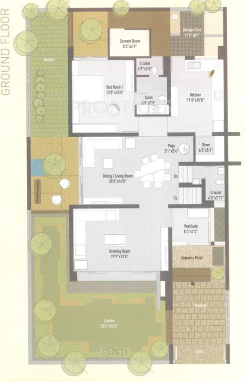 Sachin Sherwoods Lifestyle Villas (4BHK+4T (6,500 sq ft) 6500 sq ft)