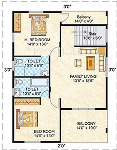 Ieglo Krishna Kuteer White House Phase 2 (4BHK+4T (2,650 sq ft) 2650 sq ft)