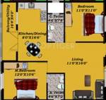 Promax Helios Enclave (2BHK+2T (1,269 sq ft) 1269 sq ft)