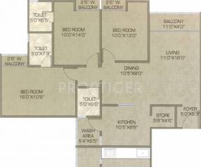 Kalp Pavitra (3BHK+3T (1,800 sq ft) 1800 sq ft) Kalp Pavitra (3BHK+3T (1,800 sq ft) 1800 sq ft)