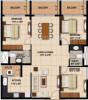 Aashrayaa Citadel (3BHK+2T (1,540 sq ft) 1540 sq ft)