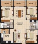Aashrayaa Citadel (3BHK+2T (1,540 sq ft) 1540 sq ft) Aashrayaa Citadel (3BHK+2T (1,540 sq ft) 1540 sq ft)