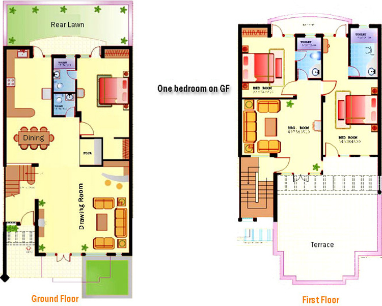 Achievers Status Expandable Villas (3BHK+3T (2,151 sq ft) 2151 sq ft)