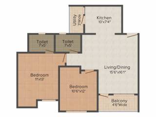 Future Amari Heights (2BHK+2T (1,095 sq ft) 1095 sq ft) Future Amari Heights (2BHK+2T (1,095 sq ft) 1095 sq ft)