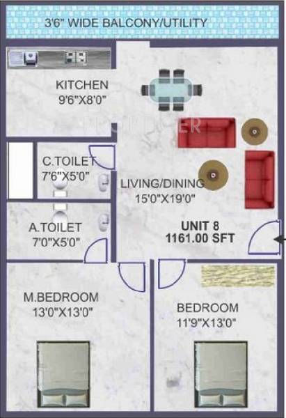 Floor Plan akshaya-residency Floor Plan Floor Plan