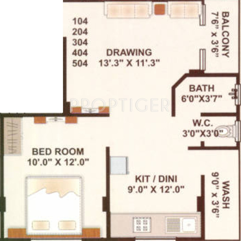Shiv Spandan Enterprise Heights (1BHK+1T (710 sq ft) 710 sq ft) Shiv Spandan Enterprise Heights (1BHK+1T (710 sq ft) 710 sq ft)