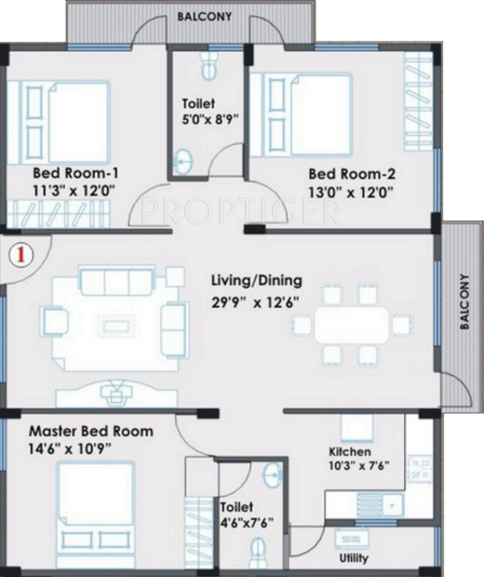 Flora Anand Kuteera (3BHK+2T (1,368 sq ft) 1368 sq ft) Flora Anand Kuteera (3BHK+2T (1,368 sq ft) 1368 sq ft)