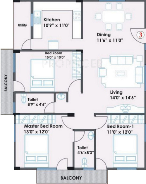 Flora Anand Kuteera (3BHK+2T (1,413 sq ft) 1413 sq ft) Flora Anand Kuteera (3BHK+2T (1,413 sq ft) 1413 sq ft)
