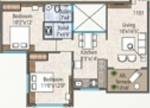 Ravi Antariksha Apartment (2BHK+2T (960 sq ft) 960 sq ft)