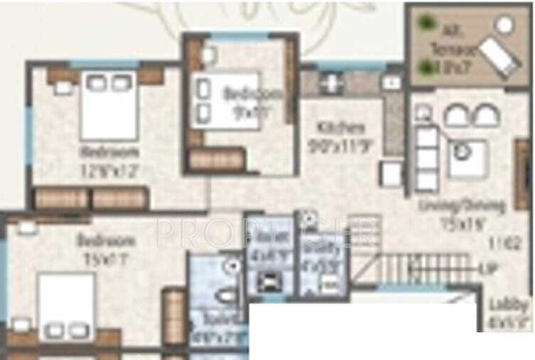 Ravi Antariksha Apartment (3BHK+2T (1,280 sq ft) 1280 sq ft) Ravi Antariksha Apartment (3BHK+2T (1,280 sq ft) 1280 sq ft)