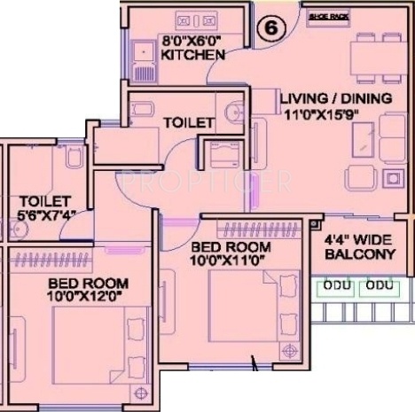 Siddha Suburbia (2BHK+2T (880 sq ft) 880 sq ft) Siddha Suburbia (2BHK+2T (880 sq ft) 880 sq ft)