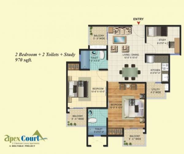 floorPlan of Apex Court