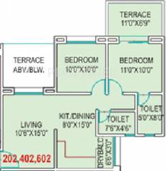Sree Aishwaryam Greens (2BHK+2T (870 sq ft) 870 sq ft) Sree Aishwaryam Greens (2BHK+2T (870 sq ft) 870 sq ft)