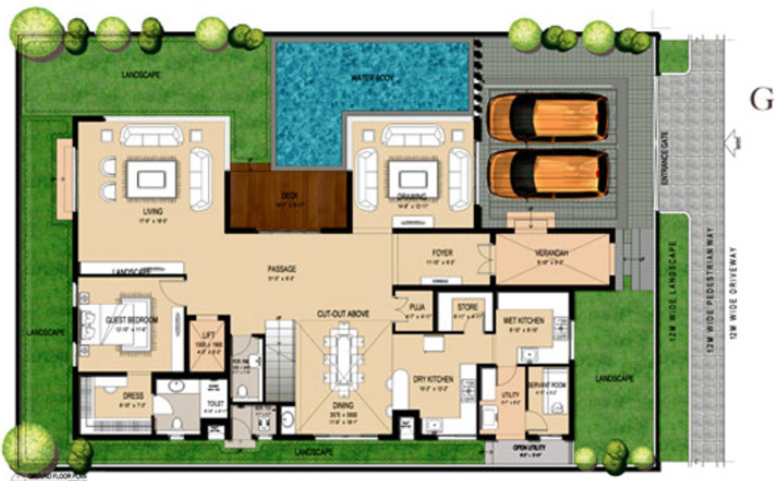 istana Floor Plan Ground Floor Plan