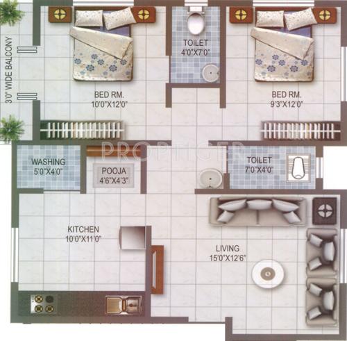 Rajashree Shobhivant Memories (2BHK+1T (910 sq ft) + Pooja Room 910 sq ft)