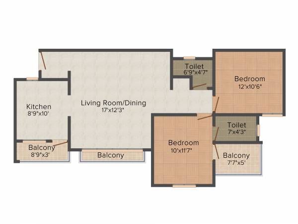 Nand Residency (2BHK+2T (850 sq ft) 850 sq ft) Nand Residency (2BHK+2T (850 sq ft) 850 sq ft)