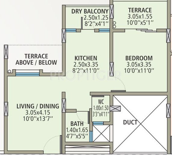 DSK Sadaphuli (1BHK+1T (679 sq ft) 679 sq ft)