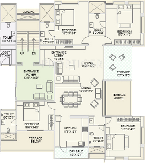 Alliance Bel Heaven (4BHK+4T (2,446 sq ft) 2446 sq ft) Alliance Bel Heaven (4BHK+4T (2,446 sq ft) 2446 sq ft)