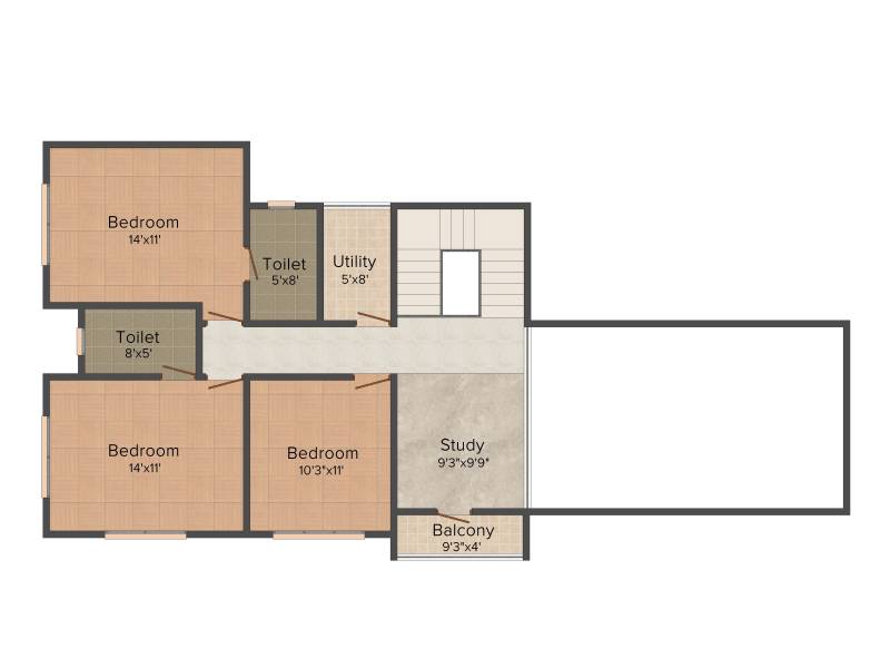 Dhatrak Priyanka Blossom (5BHK+5T (3,421 sq ft) + Pooja Room 3421 sq ft)