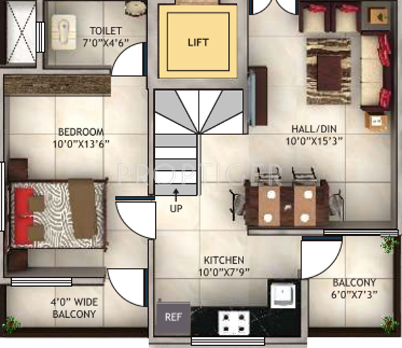 Shree Laxmi Sai Rish (3BHK+3T (1,580 sq ft) 1580 sq ft)