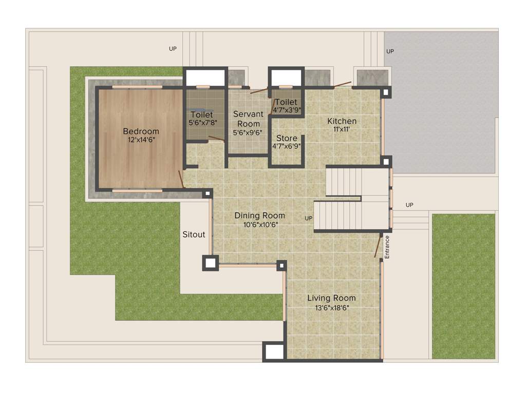 Kolte Patil Maple Leaves (4BHK+5T (5,304 sq ft) + Servant Room 5304 sq ft)