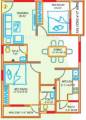 Vandana SS Lake View (2BHK+2T (1,054 sq ft) 1054 sq ft)