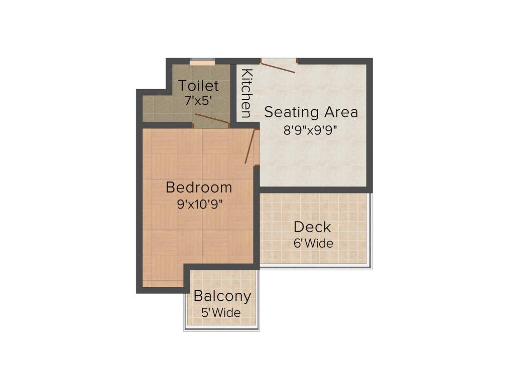 VHR Winsten Park (1BHK+1T (505 sq ft) 505 sq ft)