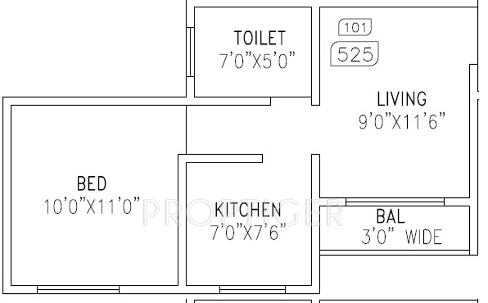 Sankalp Hills Apartment (1BHK+1T (525 sq ft) 525 sq ft) Sankalp Hills Apartment (1BHK+1T (525 sq ft) 525 sq ft)