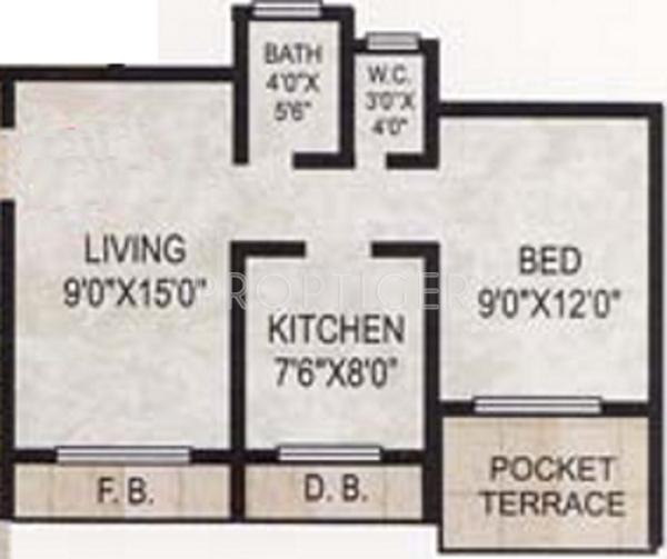 Nine Imperial Classic (1BHK+1T (650 sq ft) 650 sq ft) Nine Imperial Classic (1BHK+1T (650 sq ft) 650 sq ft)