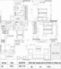 Ramky One North (2BHK+2T (1,118 sq ft) 1118 sq ft) Ramky One North (2BHK+2T (1,118 sq ft) 1118 sq ft)