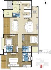 TVH Quadrant (3BHK+3T (2,780 sq ft) 2780 sq ft)