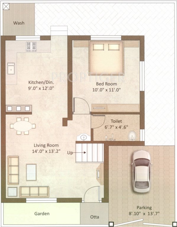 Shiv Kashidham Residency (3BHK+3T (1,850 sq ft) 1850 sq ft)
