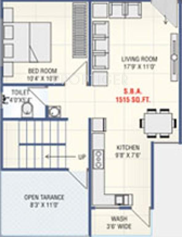 Jay Nisarg Greens (3BHK+3T (1,515 sq ft) 1515 sq ft)