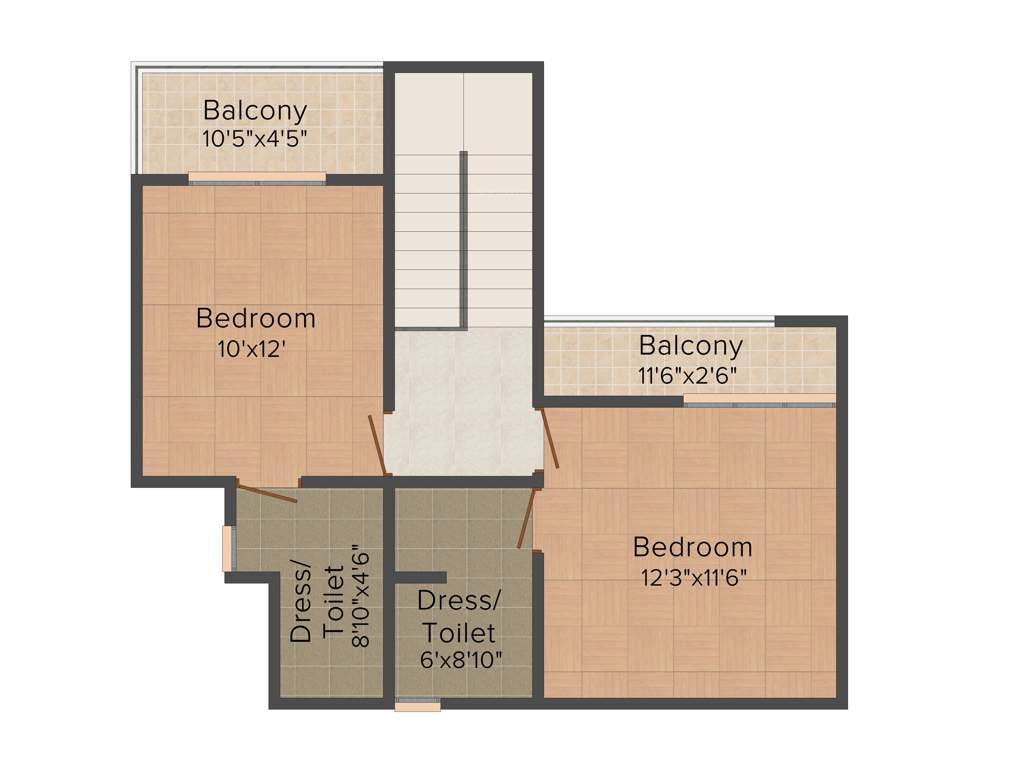Jay Nisarg Greens (3BHK+3T (1,650 sq ft) 1650 sq ft)