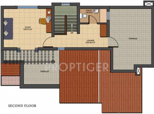 MIMS Springdale (3BHK+4T (3,500 sq ft) + Study Room 3500 sq ft)