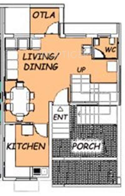 Kayji Le Cote D Azur (3BHK+3T (1,442 sq ft) 1442 sq ft)