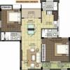 Ramaniyam Chaitanya (2BHK+2T (1,146 sq ft) 1146 sq ft)