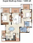 Purva Purva Atria (2BHK+2T (1,265 sq ft) 1265 sq ft) Purva Purva Atria (2BHK+2T (1,265 sq ft) 1265 sq ft)