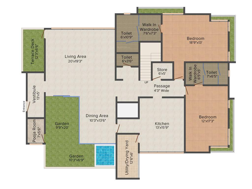 KP Luxuria (4BHK+6T (5,950 sq ft) + Servant Room 5950 sq ft)