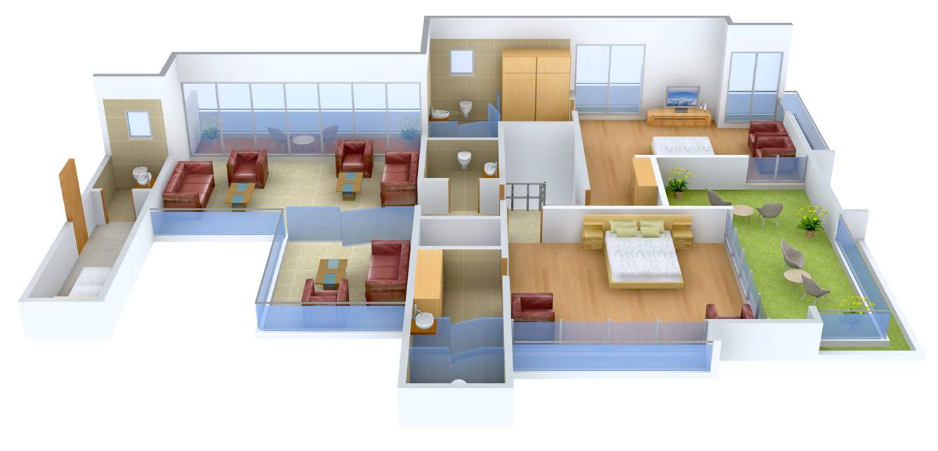 KP Luxuria (4BHK+6T (5,950 sq ft) + Servant Room 5950 sq ft)