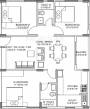 Sarada Casa Estrella (3BHK+2T (1,246 sq ft) 1246 sq ft)