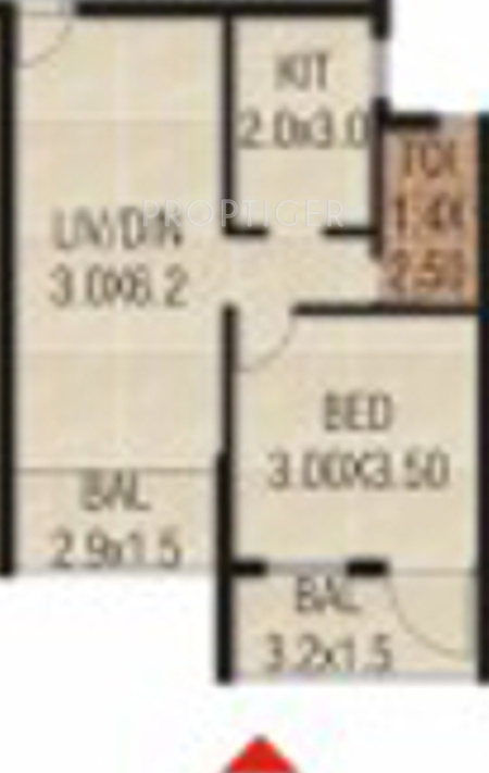 Prabhu Sky Panoramic (1BHK+1T (710 sq ft) 710 sq ft)